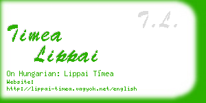 timea lippai business card